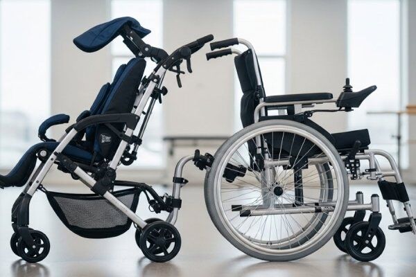 Qual a diferença entre Cadeira de Rodas Adaptada e Carrinho Postural? Qual a diferença entre Cadeira de Rodas Adaptada e Carrinho Postural?