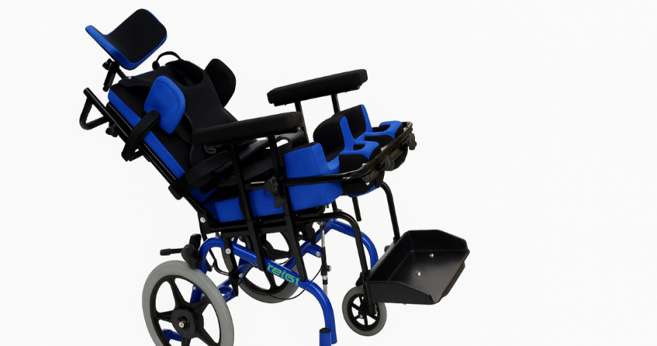 Cadeira de Rodas Adaptada Prisma Relax: Conforto e Postura com Tilt e Recline